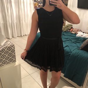 SOLD Black Stretchy Lace Dress *3/$25